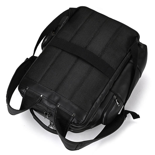 Mochila Multifuncional de Cuero Crazy Horse - Gran Capacidad Genuina - Image 38
