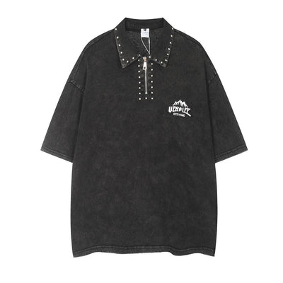 Polo Lavado y Desgastado para Hombre - Comodidad de Verano - Image 7