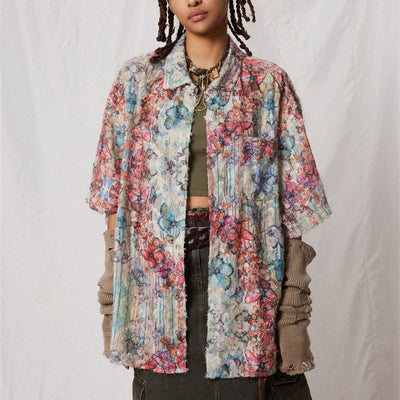 Camisa Estampada Completa Estilo Punk para Verano - Image 8