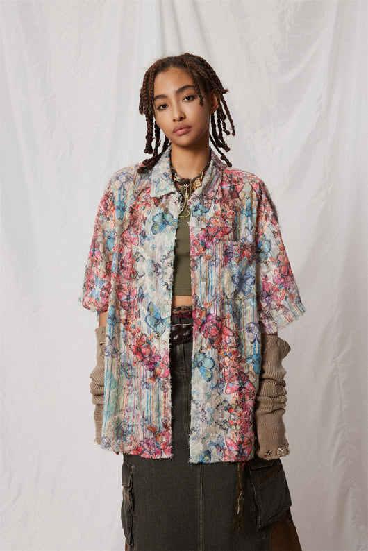 Camisa Estampada Completa Estilo Punk para Verano - Image 13
