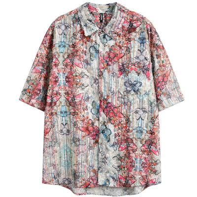 Camisa Estampada Completa Estilo Punk para Verano - Image 18