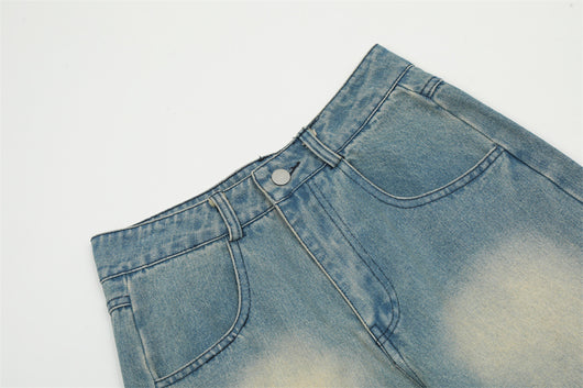 Jeans Rotos con Parches Bordados y Letras - Image 13