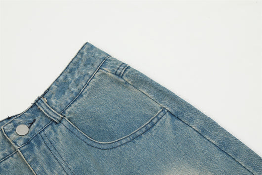 Jeans Rotos con Parches Bordados y Letras - Image 17