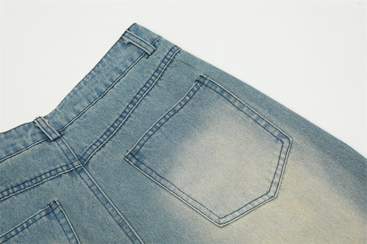 Jeans Rotos con Parches Bordados y Letras - Image 18