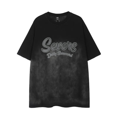 Playera Degradado Tie-Dye Manga Corta Estilo Relajado - Image 12