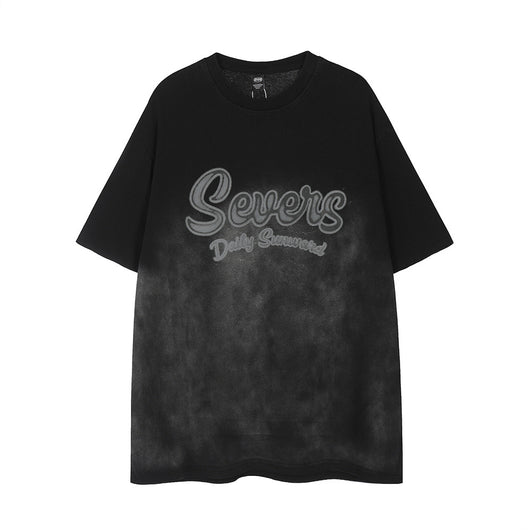 Playera Degradado Tie-Dye Manga Corta Estilo Relajado - Image 12
