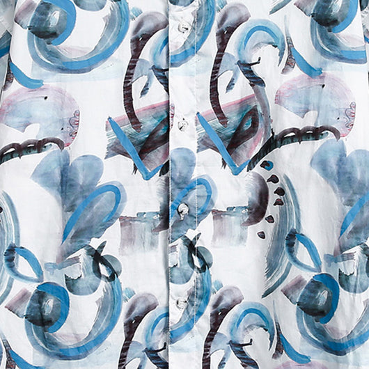 Camisa Hombre Estampado Graffiti Urbano - Image 8
