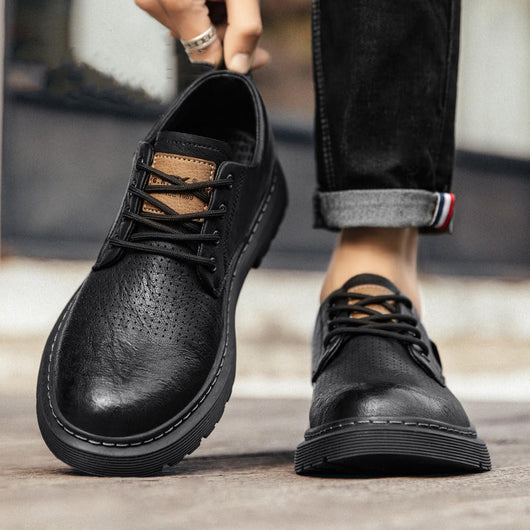 Zapatos de Cuero Transpirable para Hombre - Estilo Ejecutivo Casual - Image 13