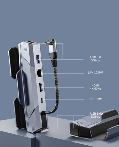 Base Docking 6 en 1 para Consolas Portátiles con 4K HD - Image 16