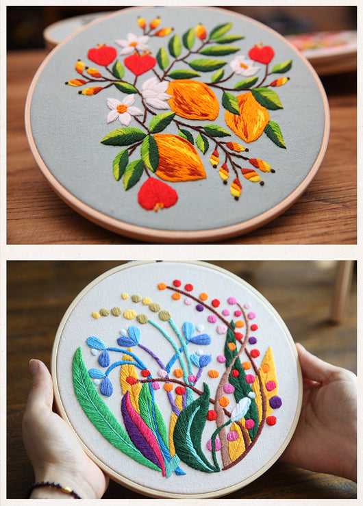 Kit de Costura para Cuadro Tridimensional con Flores Artesanales - Image 45