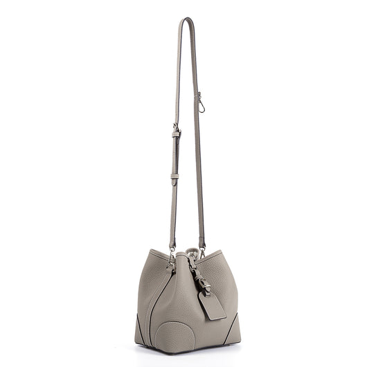 Bolso Cubo Retro de Cuero Genuino con Patrón Grabado y Cordón Ajustable - Image 35