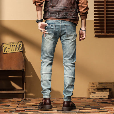 Pantalón Vaquero Azul Slim Fit Elástico de Corte Recto - Image 19