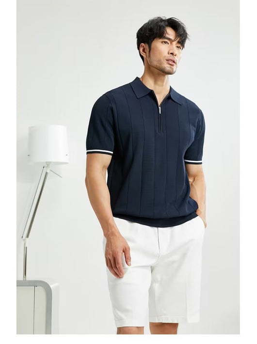 polo shirt, polo shirt, white, brown, casual - Image 13