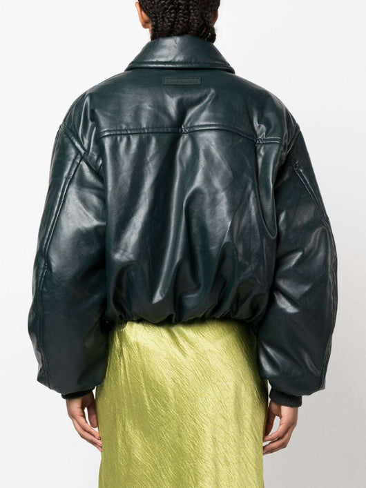 Chaqueta Acolchada Térmica Impermeable - Cuero Sintético para Otoño e Invierno - Image 8