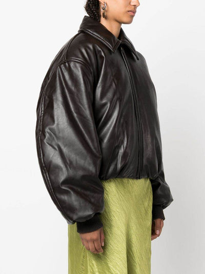 Chaqueta Acolchada Térmica Impermeable - Cuero Sintético para Otoño e Invierno - Image 10