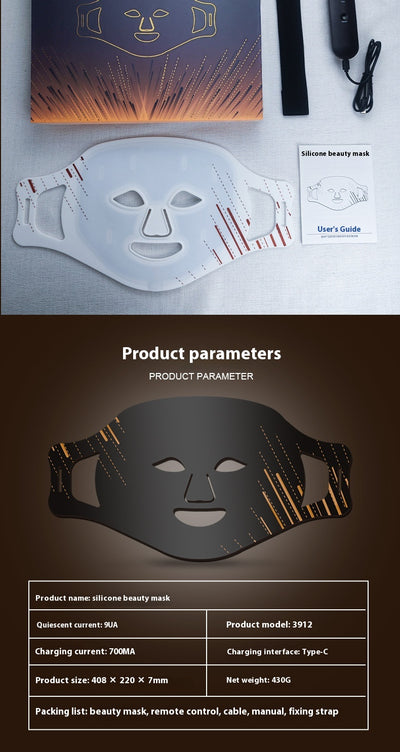 Máscara Facial LED de Fototerapia - Rejuvenecimiento Cutáneo Profesional - Image 8