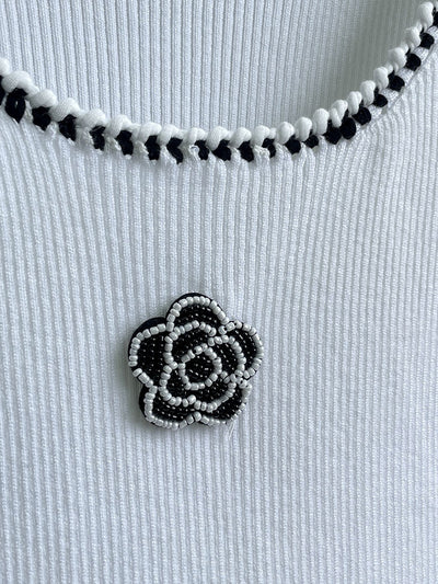 Chaleco Tejido Floral Entallado para Mujer - Image 31