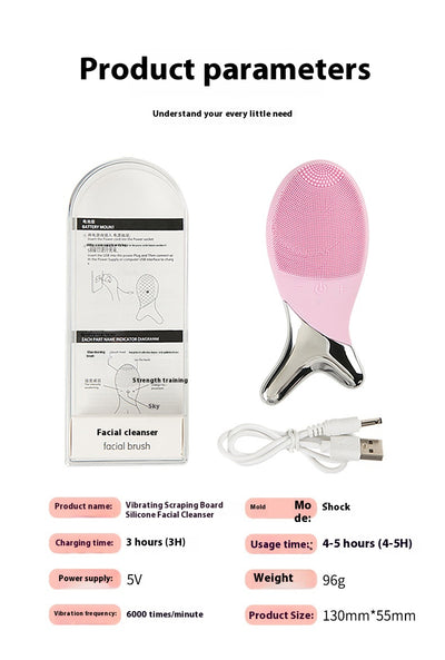 Limpiador Facial Sónico con Masaje Terapéutico y Vibración - Image 9