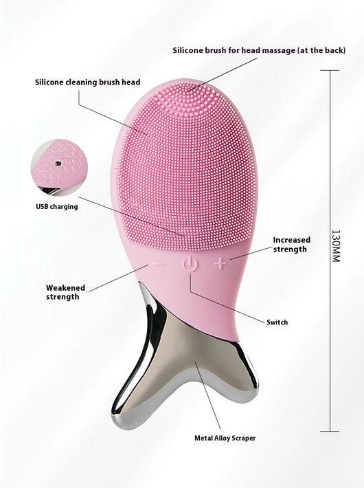 Limpiador Facial Sónico con Masaje Terapéutico y Vibración - Image 15