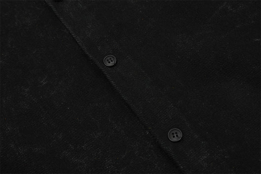 Camisa de Mezclilla Desgastada de Manga Corta - Image 14