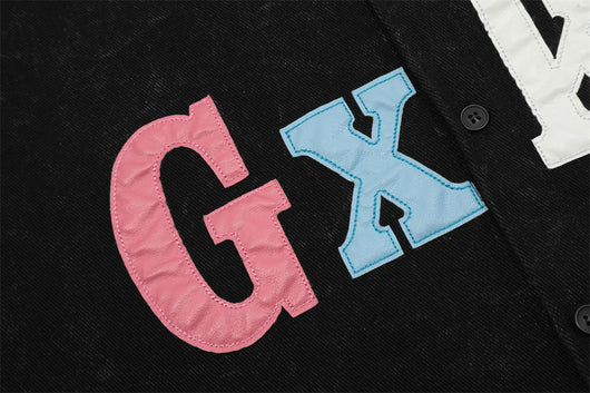 Camisa de Mezclilla Desgastada de Manga Corta - Image 17