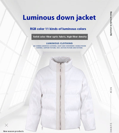 Abrigo Térmico Luminoso con Plumón - Chaqueta de Abrigo Elegante - Image 7