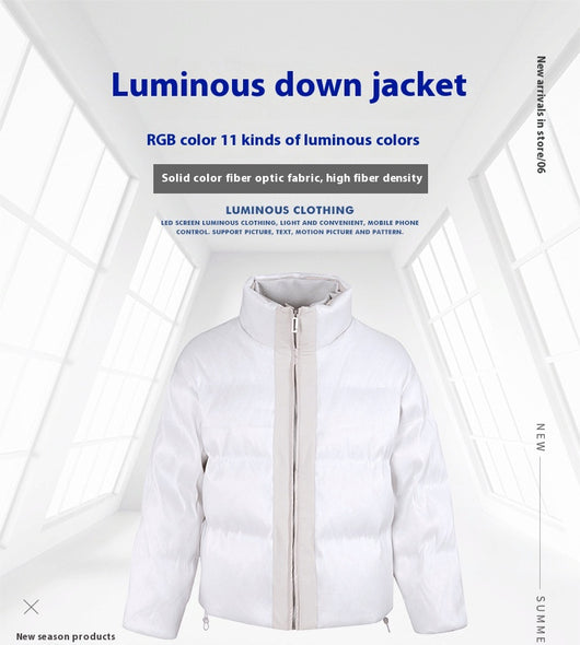 Abrigo Térmico Luminoso con Plumón - Chaqueta de Abrigo Elegante - Image 7
