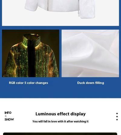 Abrigo Térmico Luminoso con Plumón - Chaqueta de Abrigo Elegante - Image 9