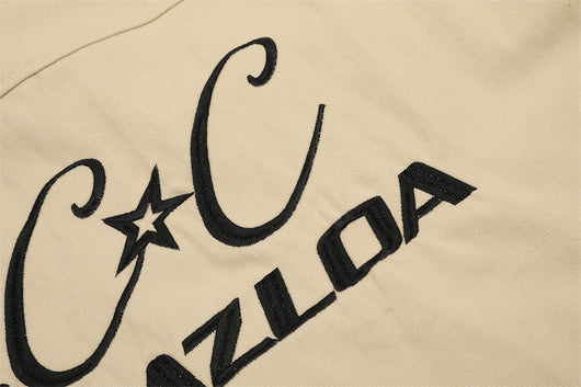 Camisa de Trabajo con Bordado de Letras y Bolsillo - Image 12