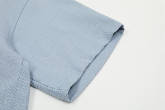 Polo Casual Bordado Suelto para Verano - Image 12