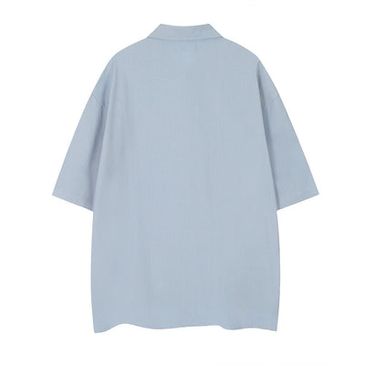 Polo Casual Bordado Suelto para Verano - Image 15