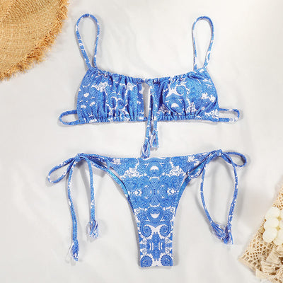 Bikini Estampado con Tirantes Ajustables para Mujer - Image 16