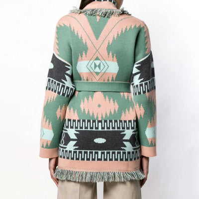 Suéter Bohemio de Cachemira con Flecos - Image 9