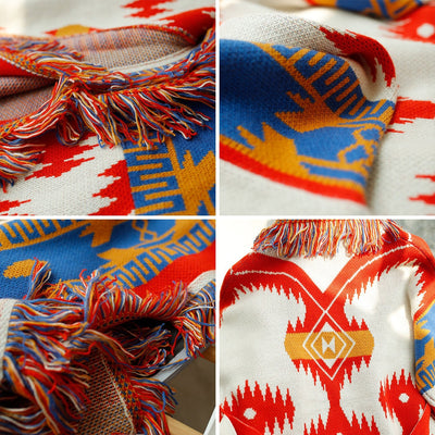Suéter Bohemio de Cachemira con Flecos - Image 17