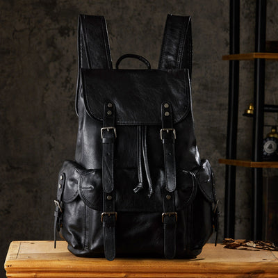 Bolsa de Viaje para Hombre en Cuero Curtido Natural - Estilo Fashion - Image 11