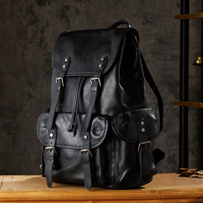 Bolsa de Viaje para Hombre en Cuero Curtido Natural - Estilo Fashion - Image 13