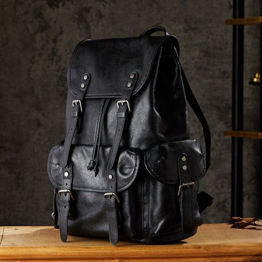 Bolsa de Viaje para Hombre en Cuero Curtido Natural - Estilo Fashion - Image 13