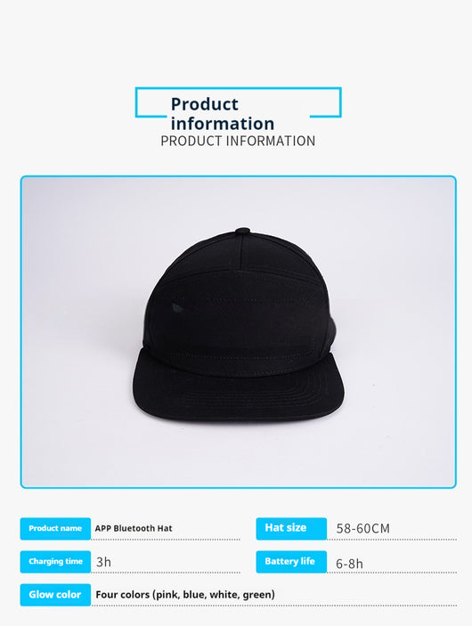 Gorra LED Luminosa para Fiestas Nocturnas - Image 6