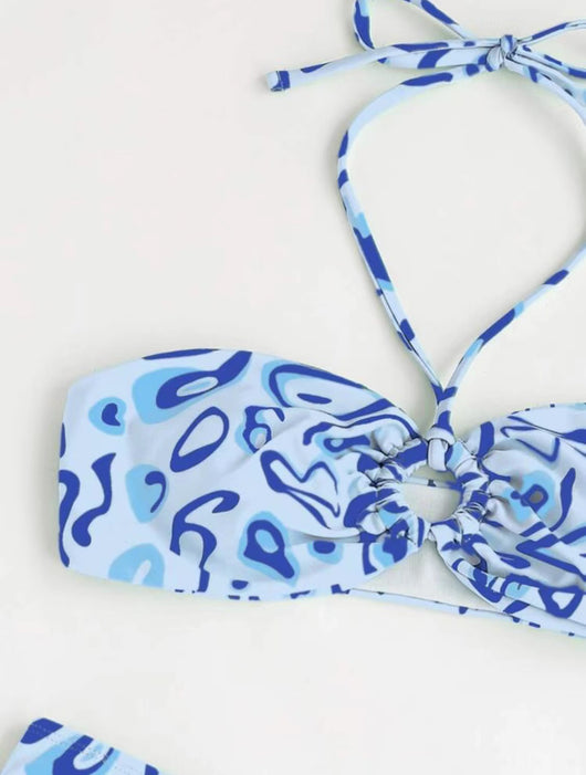 Bikini Bandeau Sexy con Abertura Frontal - Image 13