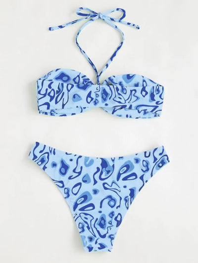 Bikini Bandeau Sexy con Abertura Frontal - Image 14