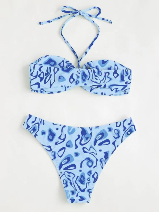 Bikini Bandeau Sexy con Abertura Frontal - Image 14