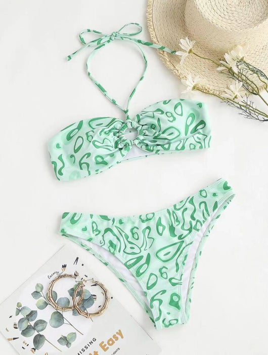 Bikini Bandeau Sexy con Abertura Frontal - Image 17