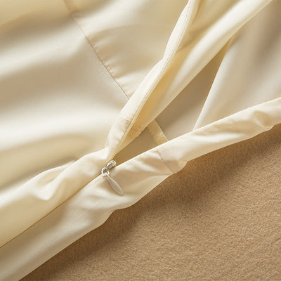 Vestido Largo Elegante con Cuello Alto, Bordado en Malla y Dobladillo Ancho - Image 7