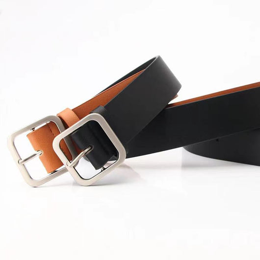Cinturón Retro Ancho de 35cm con Hebilla Cuadrada de Aleación - Image 17