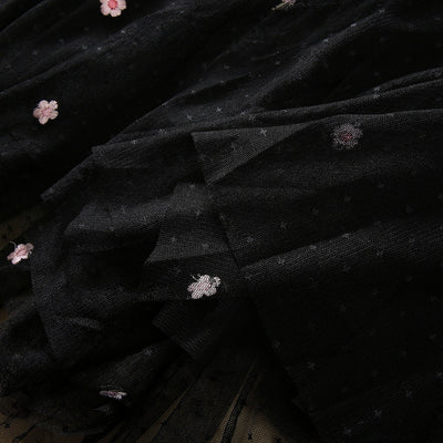 Vestido Swing con Bordado Pesado en Malla - Image 18