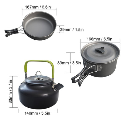 Juego Completo de Utensilios de Cocina para Camping y Picnic Portátil - Image 20