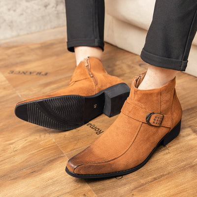 Zapatos de Cuero Casual para Hombre - Estilo Moderno y Versátil - Image 10