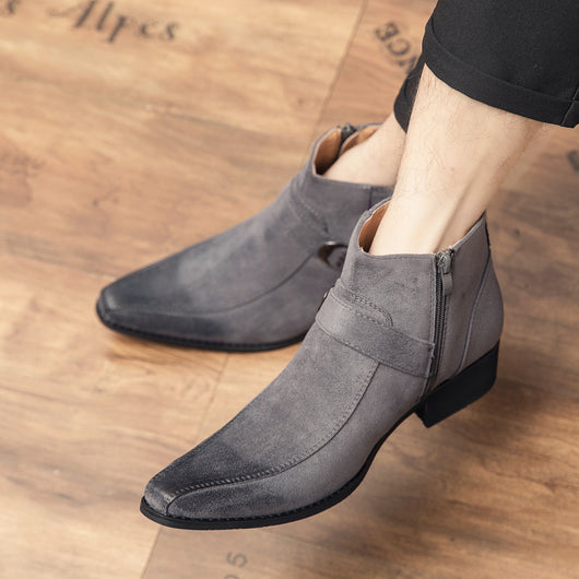 Zapatos de Cuero Casual para Hombre - Estilo Moderno y Versátil - Image 12