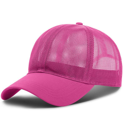 Gorra de Malla Transpirable Unisex para Verano - Gorro Deportivo de Color Sólido - Image 11