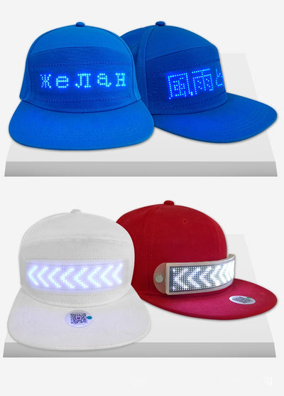 Gorra LED Publicitaria con Pantalla Flexible y Control por App - Image 12